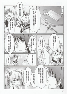 (C96) [Doraikuraisu (Suwakana)] Zettai-teki NG word (Warship Girls R) [Chinese] [馬潤人漢化] - page 22