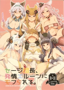(SC2016 Summer) [Inariya (Inari)] Sage Danchou, Hatsujou Elune ni Mofurareru. (Granblue Fantasy) [English] [Anomalous Raven] - page 1