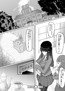 [Kuro Tights Matsuri (Sirokuro)] Midara na Kuro Tights ~Seitokaichou no Kairaku Ochi~ - page 3