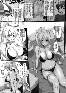(COMIC1☆16) [Primal Gym (Kawase Seiki)] MOTTO! SAOn REVERSE (Sword Art Online) [Chinese] [空気系☆漢化] - page 4