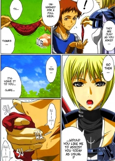 (C72) [Lost Rarities (Takapiko)] Industrial (Claymore) [English] [Tonigobe] [ZonaKG] [Colorized] - page 7