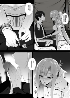 [Ginhaha] Futatsu no Sekai kara no Omoi (Sword Art Online) [Chinese] - page 4