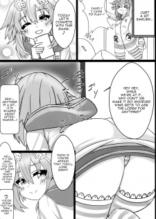 (COMIC1☆15) [Chokusen Ikki (Dura)] Tomodachi Ijou Koibito Miman no Neptune to Ecchi Shichau Hon (Hyperdimension Neptunia) [English] [tabibit0] - page 3