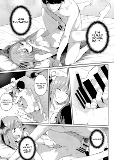 (C97) [Bad Mushrooms (Chicke III, 4why)] Nibun no Yuudou | Half Seduction (Gotoubun no Hanayome) [English] - page 26