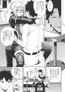 (C97) [Tonkotsu Fuumi (Poncocchan)] Ecchan to Icha Love Okuchi Ecchi! (Fate/Grand Order) - page 8