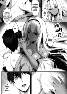 (C97) [Kanden Shoujo Chuuihou (Mafuyu)] Hebigami no Miko Ni [English] [benlisquare+frog] - page 8