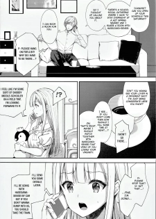 (C97) [Sugar*Berry*Syrup (Crowe)] Indeki no Reijou 4 ~Kare no Tonari de Nureru Insei~ | Obscene Lady 4 ~Wet and Moaning Beside My Boyfriend~| [English] [obsoletezero] - page 6