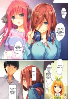 (CT35) [KAROMIX (karory)] Miku ga Kisei Jijitsu o Tsukuru Hon | A Book that Makes Miku a Pre-Established Fact (Gotoubun no Hanayome) [English] [sou] - page 16