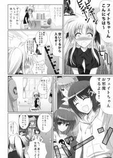 (C74) [40010 1-GO (40010Prototype)] Fate-chan ha Yappari Shiawase (Mahou Shoujo Lyrical Nanoha) - page 7