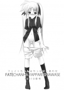 (C74) [40010 1-GO (40010Prototype)] Fate-chan ha Yappari Shiawase (Mahou Shoujo Lyrical Nanoha) - page 2