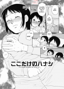 [Egawa Hiromi] Koko Dake no Hanashi | It's a Secret Between The Two of Us [English] {desudesu} - page 1