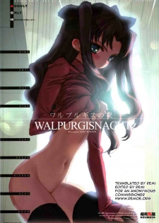 (C67) [Keumaya (Inoue Junichi)] Walpurgis no Yoru | Walpurgisnacht (Fate/stay night) [English] [Remi] - page 1