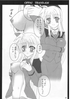 [chiigo dou] Oppai TRANS-AM (Magical Girl Lyrical Nanoha) - page 4