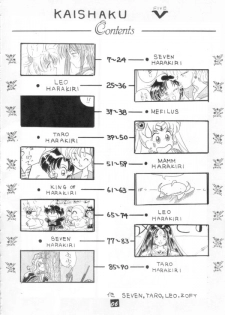 [PROJECT HARAKIRI] Kaishaku V (Oh! My Goddess, Sailor Moon) - page 5