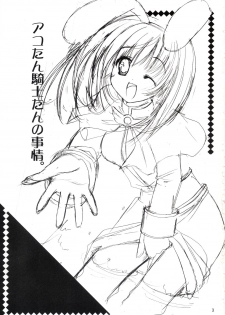 (C64) [LightRight (Natsukawa Sarasa)] Ako-tan Kishi-tan no Jijou ~Kabe Suru Gawa to Kabe Sareru Gawa no Kankei~ (Ragnarok Online) - page 3