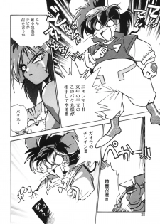(C54) [Studio Katsudon (Manabe Jouji)] HELP ME!! Nyanmar-sama!!! (Juuni Senshi Bakuretsu Eto Ranger) - page 37