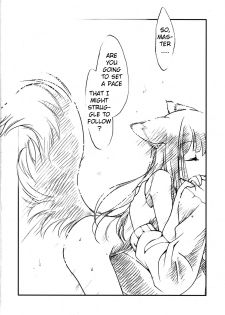 (COMIC1☆2) [Hina prin (Ikuta Takanon)] Ookami no Chotto H na Hanashi [Wolf and a Little Dirty Chat] (Ookami to Koushinryou [Spice and Wolf]) [English] ==Strange Companions== - page 16