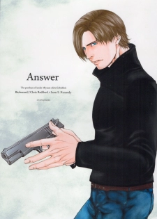 (C84) [clr, 12.5 (Akizou, Mizuki)] Answer (Resident Evil) - page 1