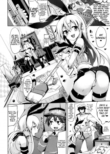 (C85) [Mochi-ya (Karochii)] Koisuru Shimakaze-chan to Hentai Teitoku 2 | The Loving Shimakaze-chan And The Perverted Admiral 2 (Kantai Collection -KanColle-) [English] [YQII] - page 5