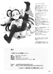 (C63) [Mutekei-Fire] Sekai Ukiuki Daizukan 2002 - page 45