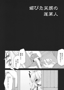 (Reitaisai 11) [IncluDe (Foolest)] Kobita Egao no Houraijin (Touhou Project) - page 7