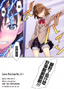 (C86) [alicemiller (松竜)] Love Potion No.5☆ (新約とある魔術の禁書目録) (屏幕脏了汉化组) - page 16