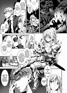 (COMIC1☆8) [Kikurage-ya (Kikurage)] Kuro no Ryman to Kishi Yufia | The Salary Man in Black and the Knight Yufia [English] {doujin-moe.us} - page 8