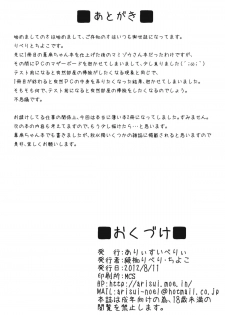 (C82) [Arysuivery (Ayakase Riberi, Ayakase Chiyoko)] Tanuchichi Mamizou-san Torogao (Touhou Project) - page 17