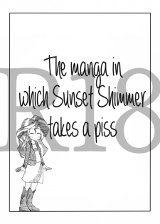 [Zat] Twi to Shimmer no Ero Manga | The Manga In Which Sunset Shimmer Takes A Piss (My Little Pony: Friendship is Magic) [English] - page 1