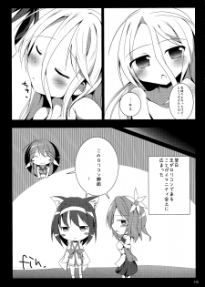 (C87) [Atelier Hinata (Hinata Yuu)] Shiro-chan to Rettsu Haitoku Shitai...Shiro-chan to Rettsu Haitoku Shitakunai? (No Game No Life) - page 19