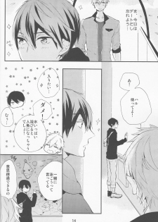 (C87) [delica (Mito)] Shouboushi to Ningyo no Hon. (Free!) - page 13