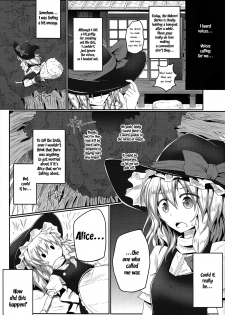 (C84) [e☆ALI-aL! (Ariesu Watanabe)] Nozomiusu -Marisa no Sentaku- | Faint Hope ~Marisa's Decision~ (Touhou Project) [English] - page 3