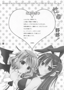 (C95) [RINRIN (RINRIN)] Seishun Buta Yarou! (Seishun Buta Yarou wa Bunny Girl Senpai no Yume o Minai) - page 5
