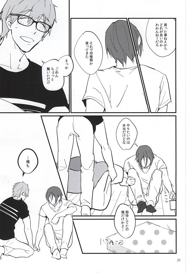 (C88) [Phlodexy (Yamano)] Nido Aru Koto wa 3-do Aru (Free!) page 23 full