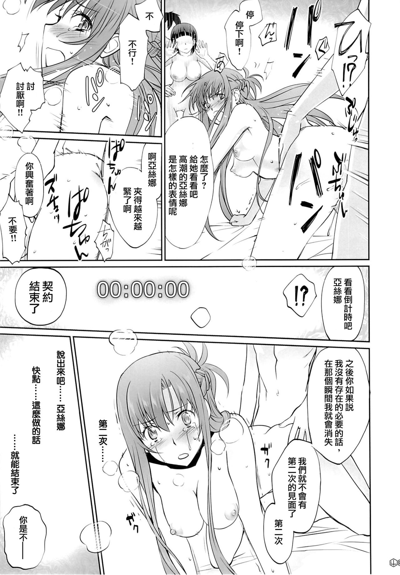 (C89) [Bloody Okojo (Mojyako, Caviar)] turnover (Sword Art Online) [Chinese] [沒有漢化] page 44 full