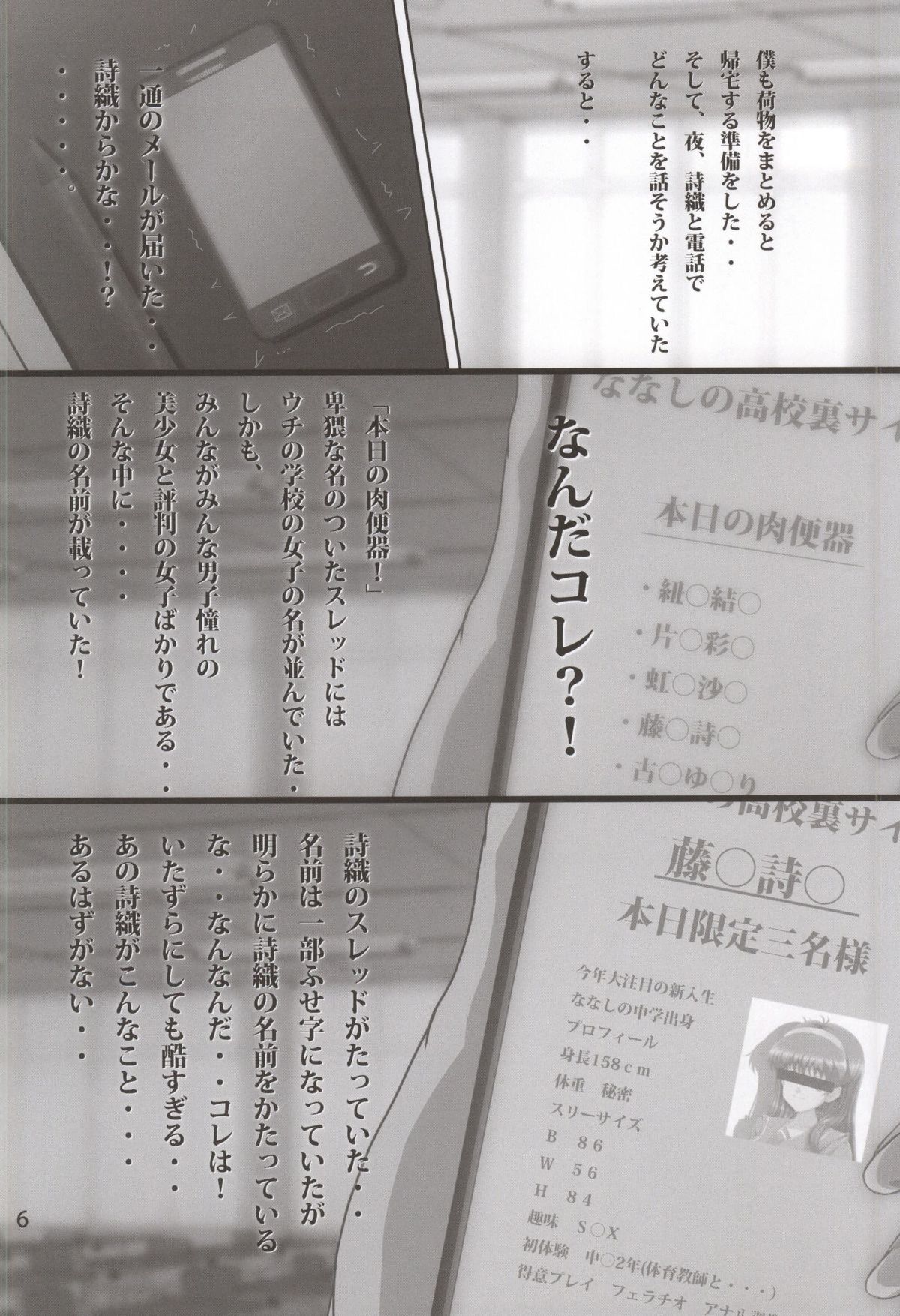 (C87) [Otokojuku (Nanashi Noizi)] NETORARE MEMORIAL (Tokimeki Memorial) page 5 full