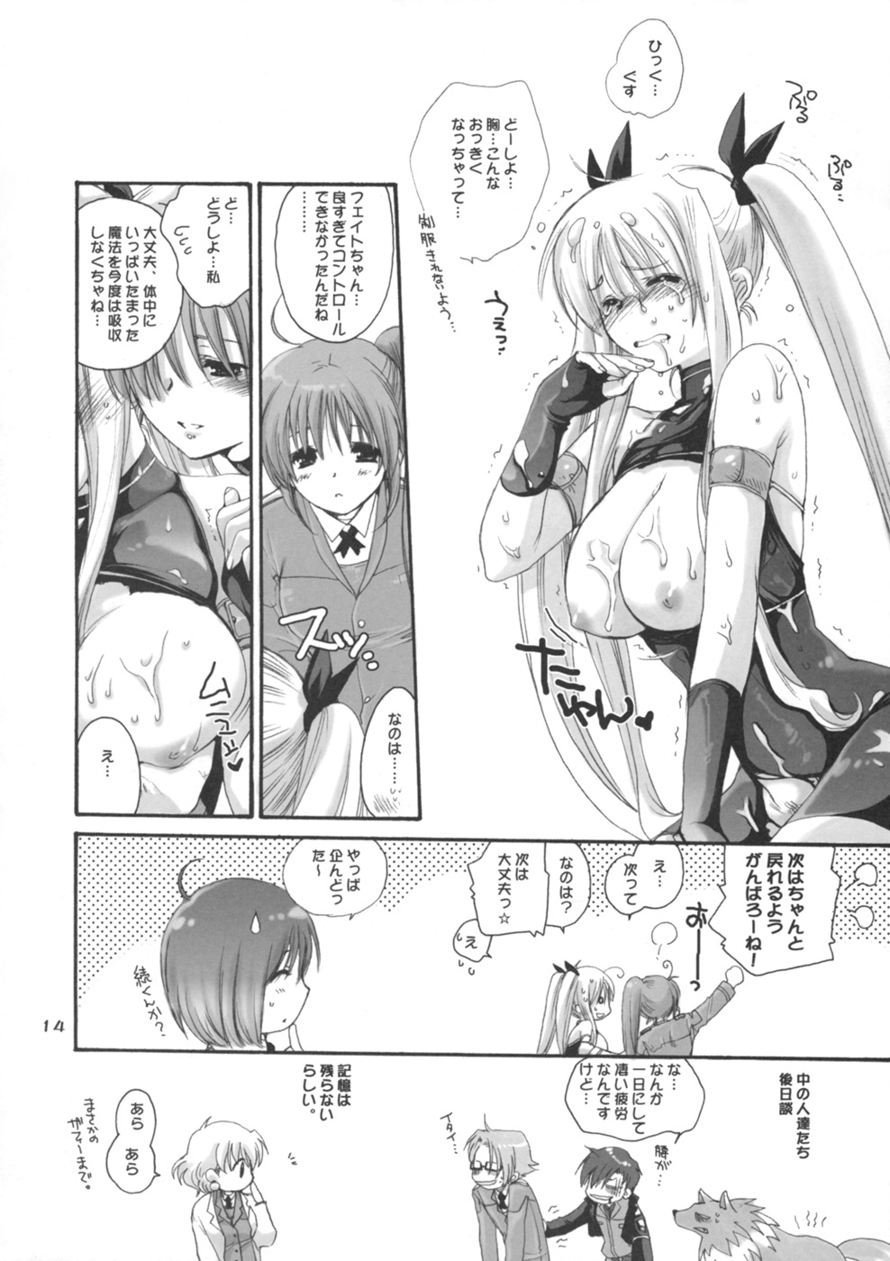 [Hanzai Tengoku (Hasei Agana) & Bakugeki Monkeys (Inugami Naoyuki)] Mechamecha Nano (Mahou Shoujo Lyrical Nanoha) page 14 full