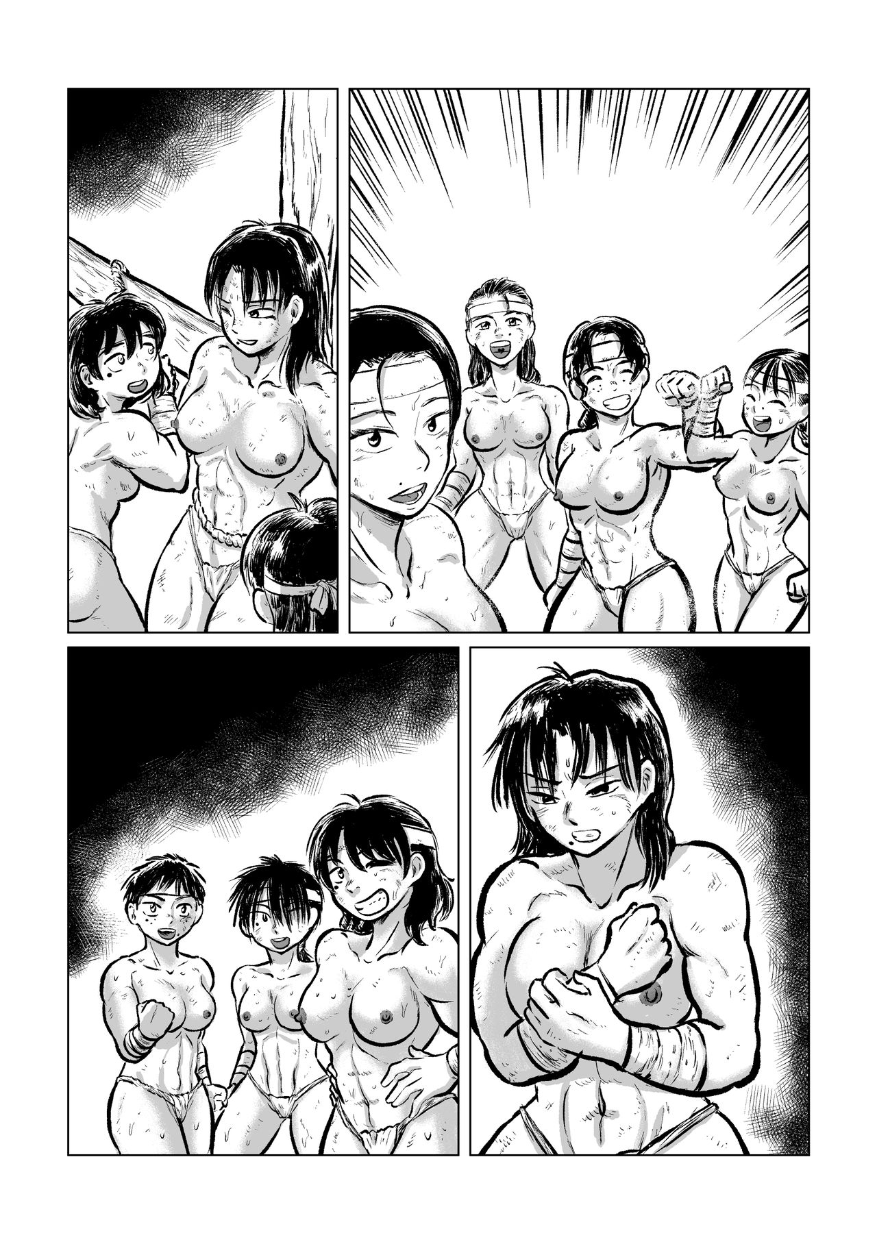 [Mayonaka no Funkotsudou (Mayofun)] Kappa VS Female Diver page 56 full