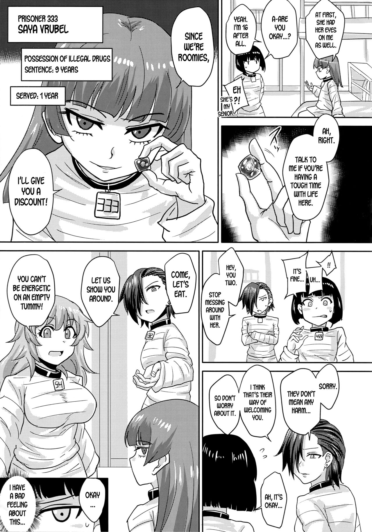 (Futaket 15) [Rock Steady (Suzurame)] Futanari Prison 2 Dairoku Kangoku Houkoku Ni [English][desudesu] page 8 full