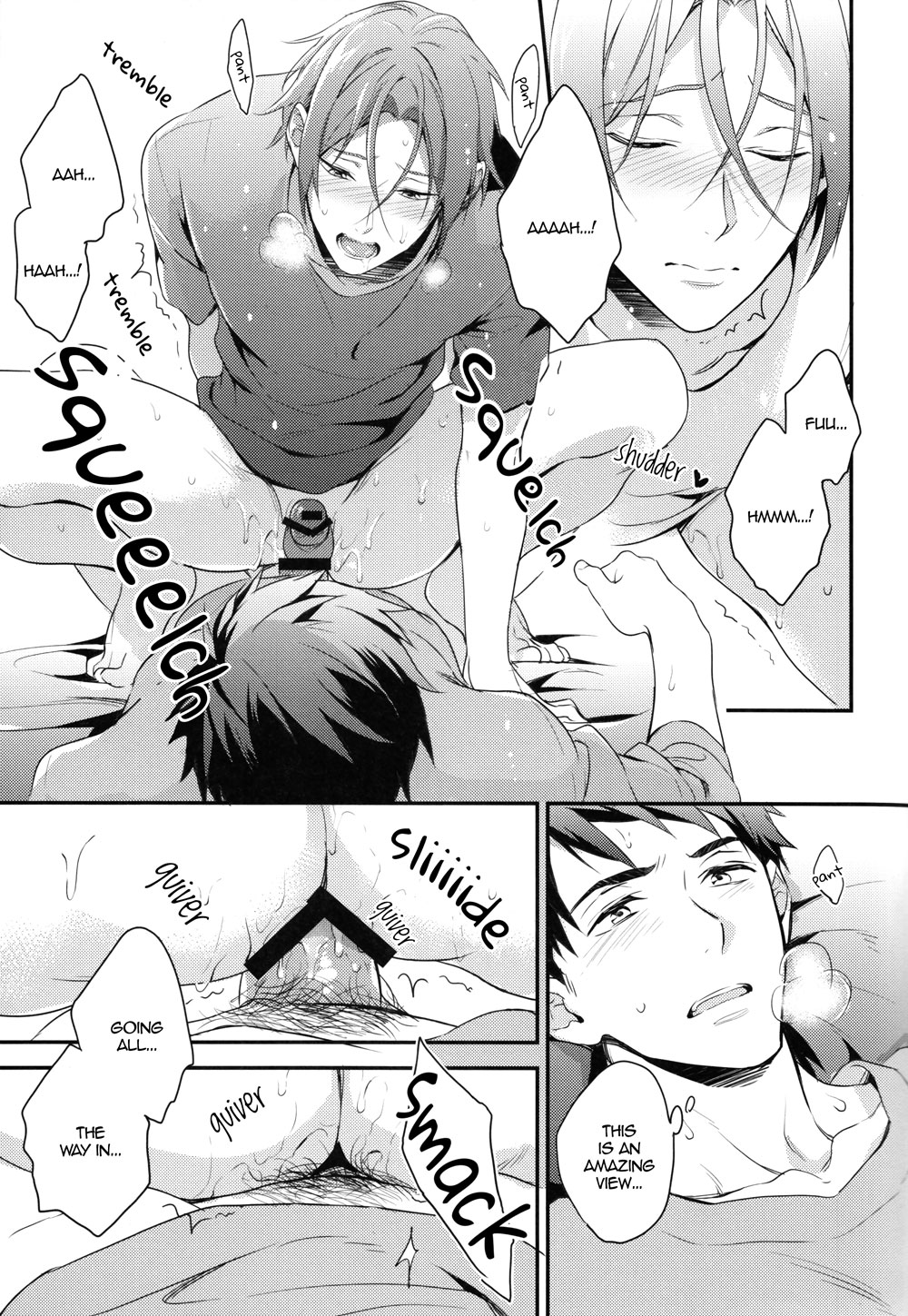(HaruCC20) [PureSlider (Matsuo)] Sousuke no Kata wa Ore ga Mamoru! | I'll protect Sosuke's shoulder! (Free!) [English] [okaeshi] page 14 full