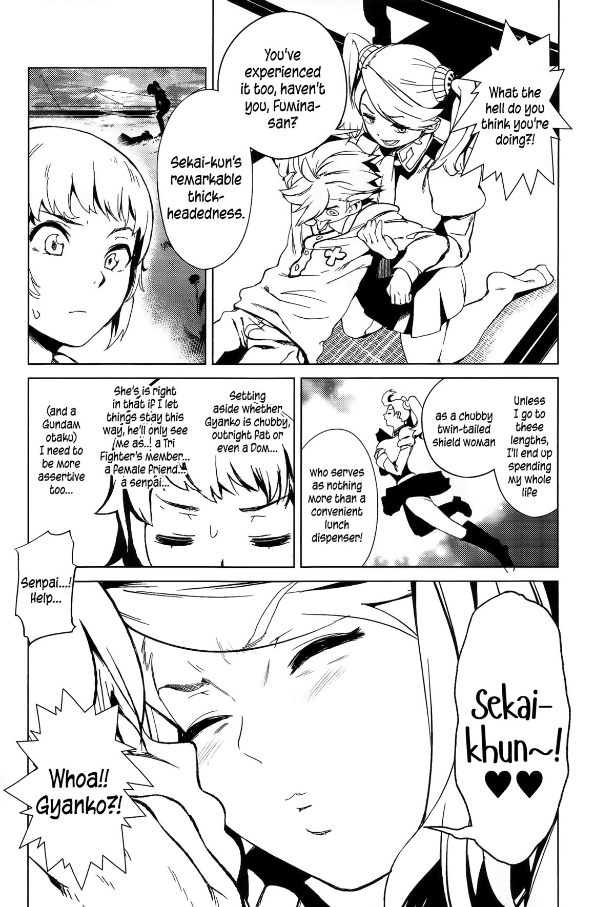 (C87) [Camrism (Kitou Sakeru)] TRY FUCKERS (Gundam Build Fighters Try) [English] {5 a.m.} page 7 full