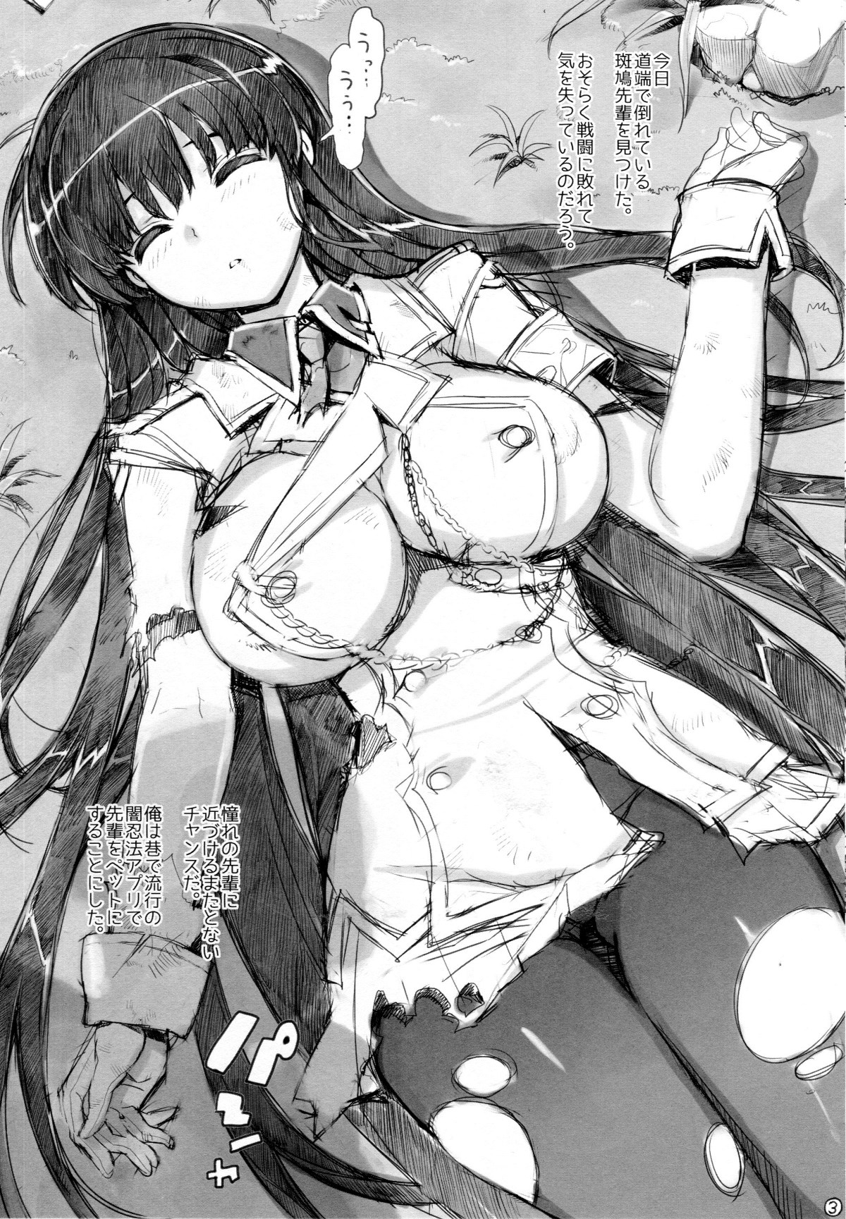 (C83) [Number2 (Takuji)] Shuku Ikaruga Anime-ka (Senran Kagura) page 3 full