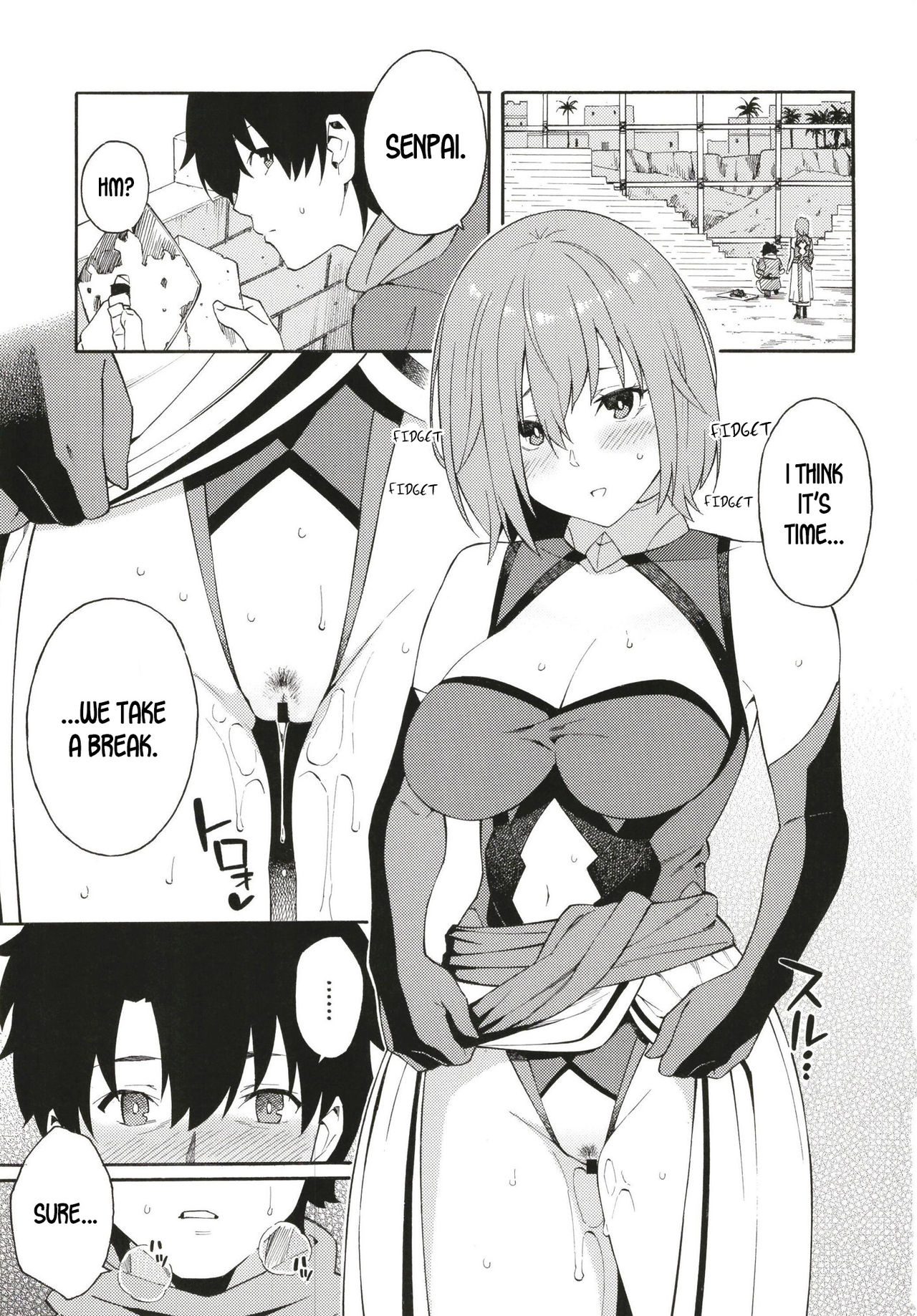 (C97) [SOLID AIR (Zonda)] Senpai to Micchaku Shitai desu. (Fate/Grand Order) [English] [desudesu] page 2 full