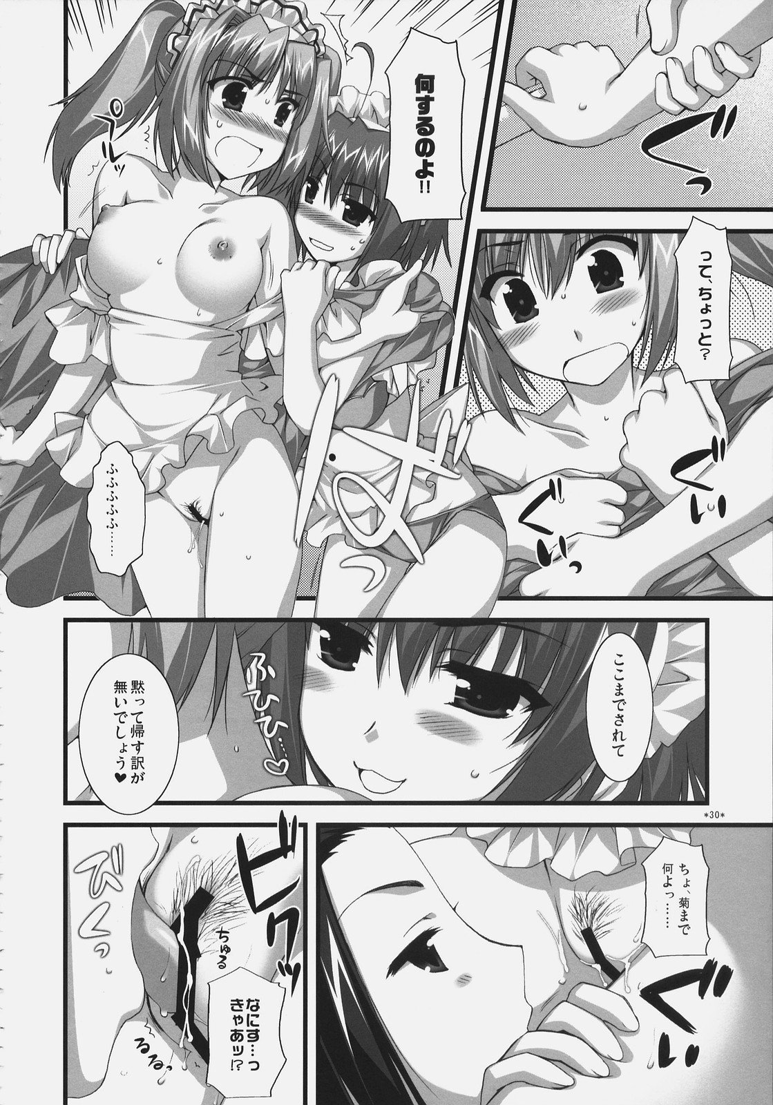 (C72)[Alpha to Yukaina Nakamatachi] Tsubaki to Kiku Fina~le! page 29 full