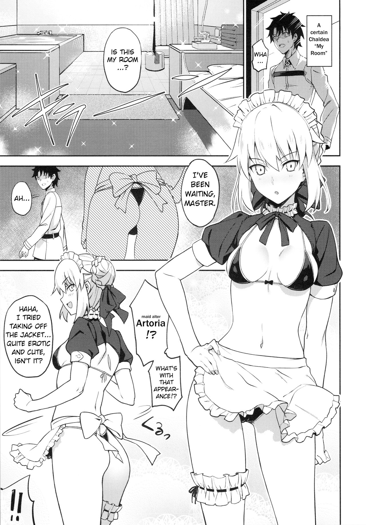 (C94) [LOFLAT (Prime)] Chaldea Soap SSS-kyuu Gohoushi Maid (Fate/Grand Order) [English] [wolfspitz] page 3 full