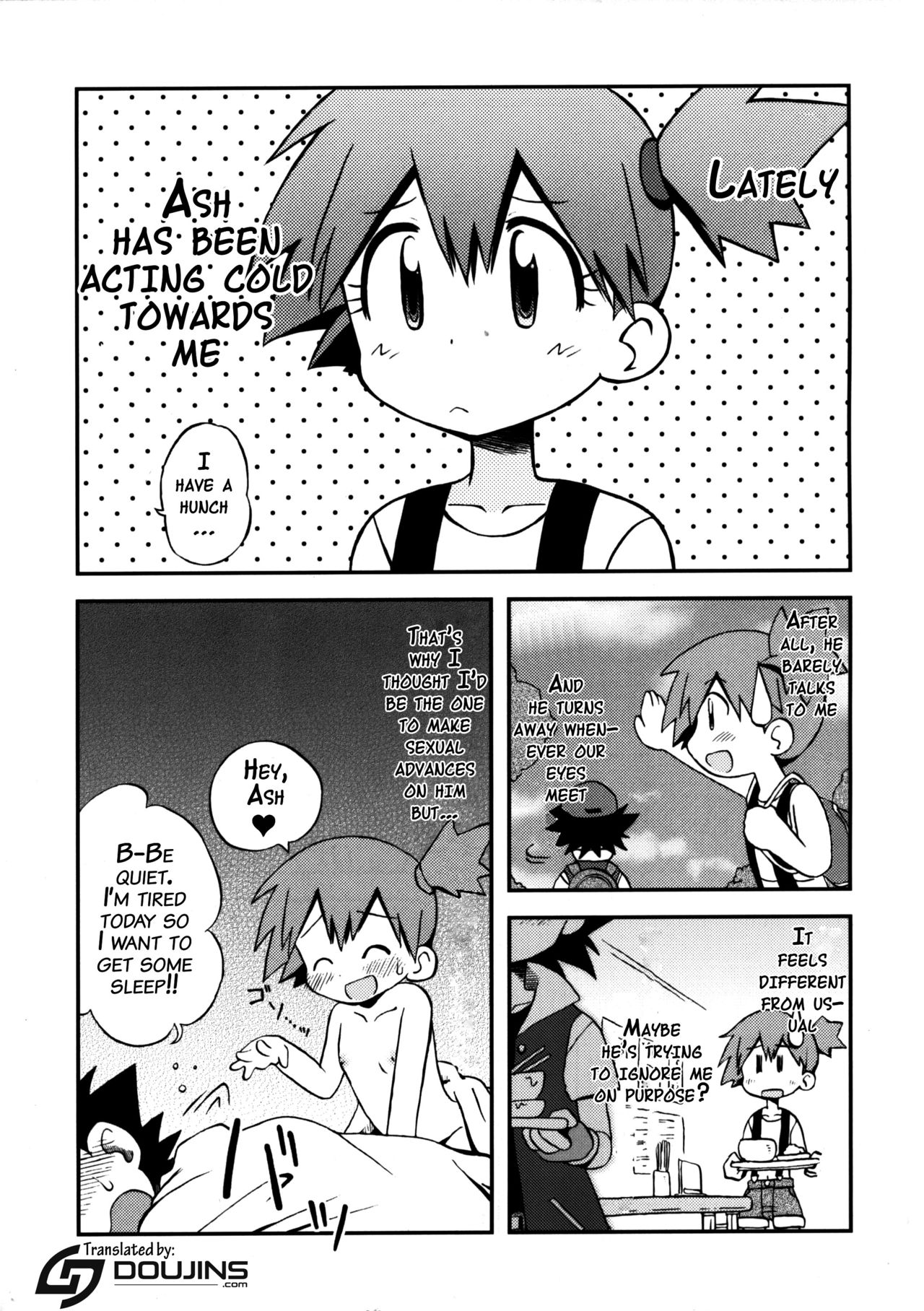 (C83) [Ukkaridou (Shimazu Isami)] Atarashii Sekai e no Tobira no Kagi wa Shiranai Uchi ni GET Shite Ita yo (Pokemon) [English] {doujins.com} page 4 full