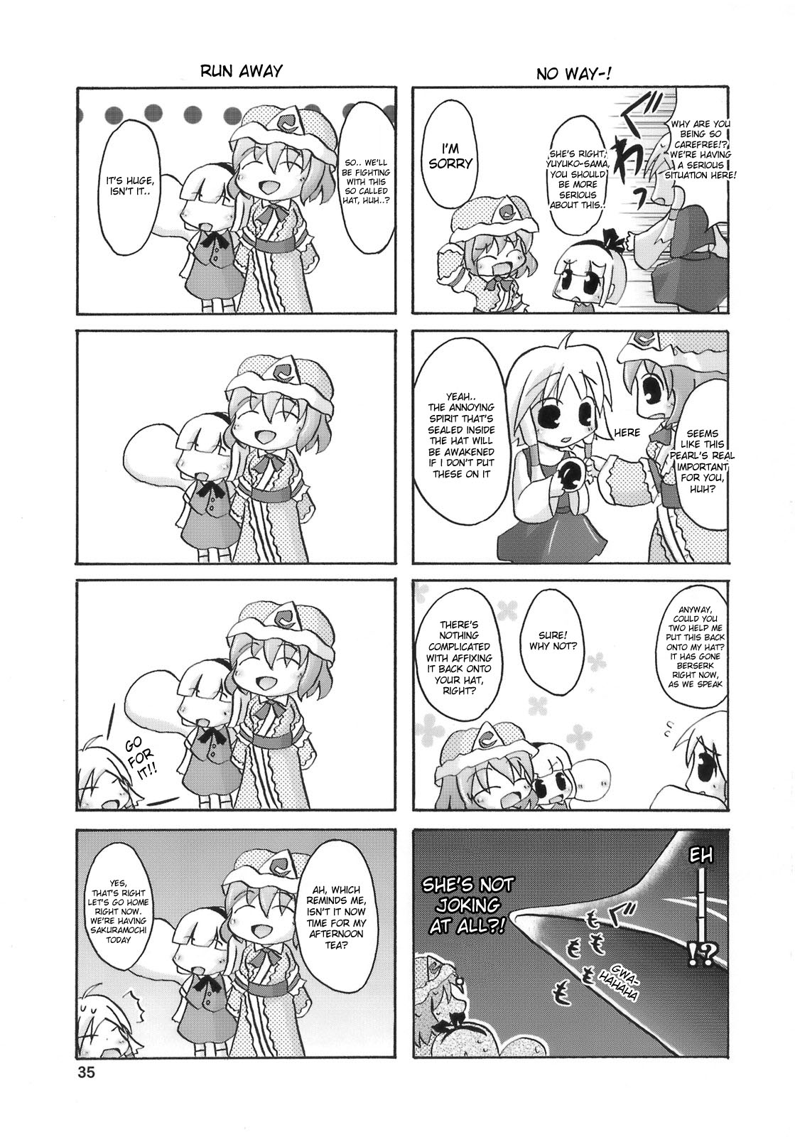 (C74) [Albatross (Mei, Nikusyo)] Yosuzume Junjun ~Omorashi Misuchi~ (Touhou Project) [English] [desudesu] page 35 full