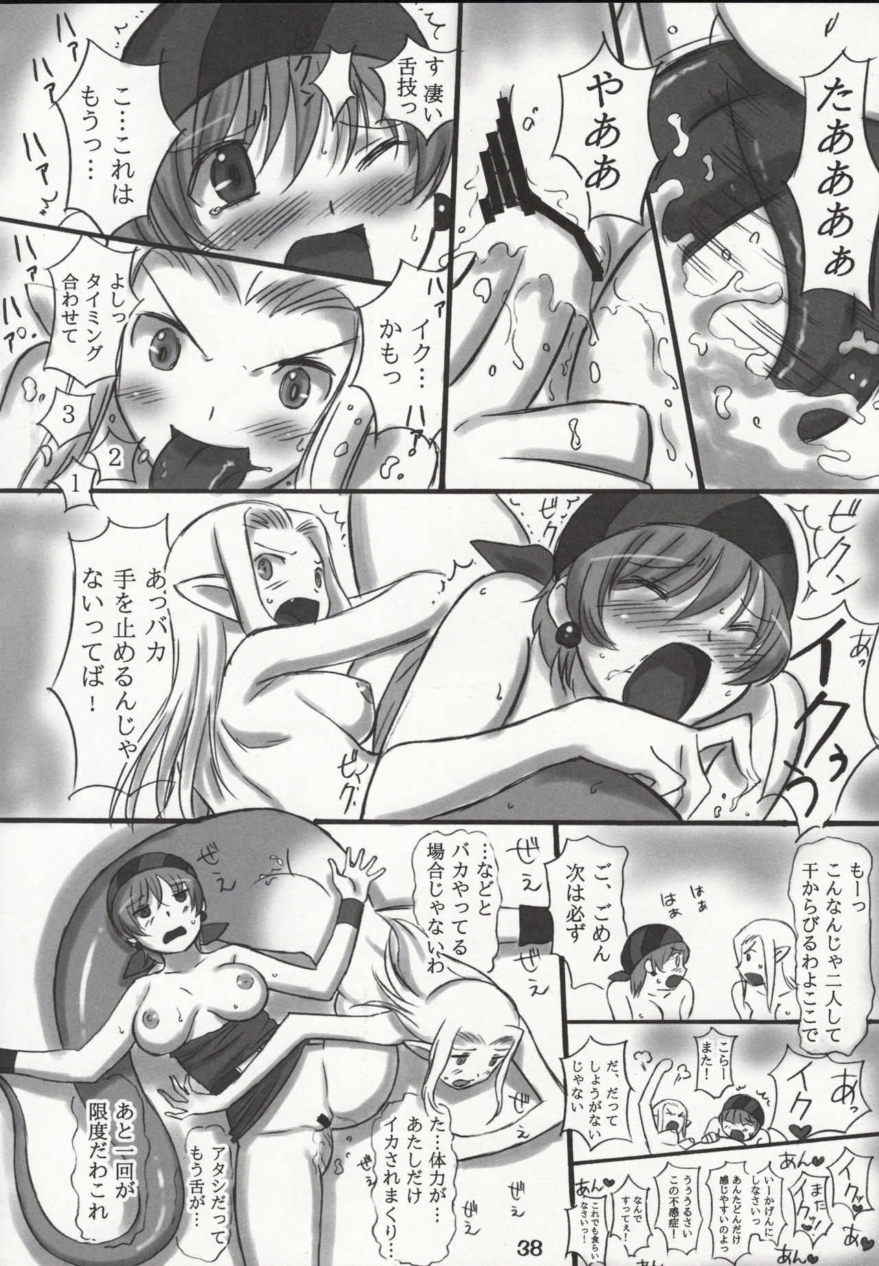 (C87) [Dark RoseEX-S (Hirooki)] JOB STAR 16 Thief Hen (Final Fantasy V) page 37 full