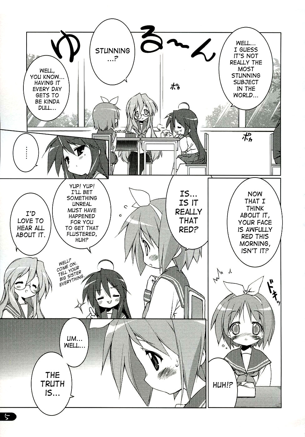 (C72) [Uropyon (Urotan)] Cream Cornet Shoukougun (Lucky Star) [English] [Decensored] page 4 full