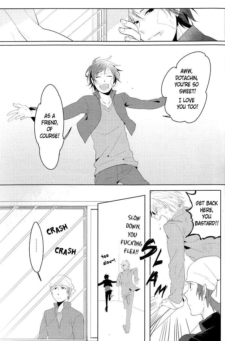 (C78) [WORLD BOX, Bon's (Yuu, Sumeragi Sora)] 2-nen to 8-kagetsu no Kiseki | A Journey of 2 Years and 8 Months (Durarara!!) [English] [ebil_trio] page 54 full